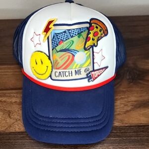 Youth Topgolf Trucker Hat with Embroidered Patches. New.